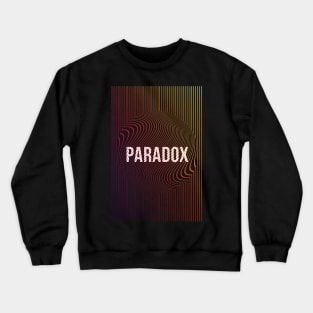 PARADOX - Trippy Visual Art (Inverse Version) Crewneck Sweatshirt